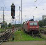 Railion 185 091-6 in Singen (Hohentwiel); 21.06.2010  ...