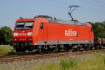 185 198-9 Railion am 14.07.2010 bei Woltorf  ...