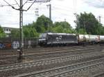 BR 185 185 567 durch Hamburg Harburg am 6.7.2010