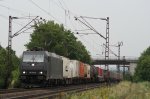 185 570-9 mit Containerzug ...  Gilbert Coletti 27.01.2010