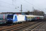 Ersatzverkehr RE13: 185 CL-008 f�hrt am 6. Februar 2010 um ...