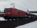 185 017-1 mit Gz, zwischen Gem�nden (Main) und Karlstadt (Main), ...