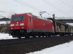 185 359-7 mit Gz, zwischen Gem�nden (Main) und Karlstadt (Main), ...