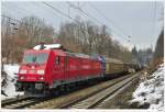 DB 185.374 mit dem 45910 auf der Westbahn zwischen dem ...