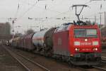 185 156 f�hrt am 3.3.10 durch D�sseldorf-Rath  ...