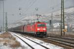 185 286 durchf�hrt am 12.3.10 Esslingen/Neckar mit Kohle in Falns-Wagen ...