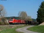 185 092-4 mit einem ...  Andreas Hackenjos 21.04.2010