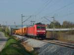 185 138-5 mit CS 47087 Singen(Htw) - Weinfelden/CH in Radolfzell. ...