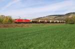 185 164 mit Kesselzug bei Himmelstadt (22.04.2010)  ...