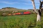185 374 mit Containerzug ...  Mirko Kiefer 20.05.2010