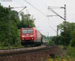 185 188-0 mit einem Öler bei Istein 2.6.10 ... 185 188-0 mit einem Öler bei Istein 2.6.10 ...