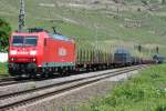 Die 185 200-3 zieht ...  Eric Otten 14.06.2010