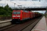 185 001-5 am Abend des 19.06.2010 in Dedenhausen  ...