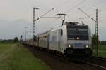 185 674-9 der Rurtalbahn mit einem Sonderzug von Essen Hbf ...