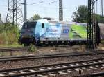 Br 185 mit K+S Werbung am 7.7.10 in Gremberg  ...