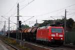 185 077-5 mit Schotterzug ...  Stephan Kemnitz 05.10.2010