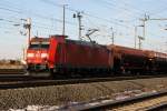 DB 185 017-1 passiert ...  Uwe Holz 08.01.2011