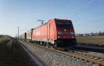 185 219-3 mit Arcese-KLV-Ganzzug ...  Sebastian Roggenbrod 29.11.2011