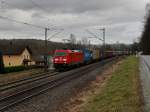 Die 185 355 am ...  Christian Maier 19.01.2012