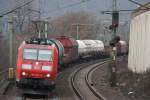 Die 185 018 fuhr ...  Niklas Eimers 31.01.2012