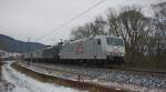 185 539-4 und die mitgeschleppte 182 529 fahren f�r TXLogistik ...