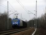 185 510-5 der Pronto-Rail ...  Alexander Wiemer 22.12.2009