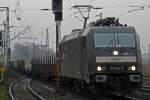 CFL Cargo 185 566-7 (MRCE) durchf�hrt am 28.12.09 Duisburg-Bissingheim  ...