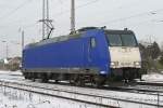 br-185-private 185-CL 001 (ex Connex/Veolia Cargo Sonderbemalung) durchf�hrt am 13.1.10 Ratingen-Lintorf 