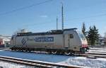 br-185-private 185 581 steht abgestellt in Stolberg (Rheinl.) Hbf