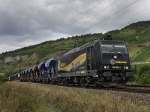 br-185-private Die 185 574 von Alexander Neubauer am 29.08.2009 mit einem G�terzug unterwegs bei Th�ngersheim. (Noch ein Gru� an den Netten Lokf�hrer)