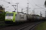 br-185-private 185 CL 007 zog am 15.05.2010 einen Kesselwagenzug durch Lehrte