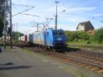 185 522, der LTH,fuhr am 22.05.2010 durch Lehrte.  ...