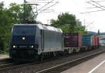 br-185-private 185 570-9 mit einen KLV in Georgensm�nd am 10.06.2010 (Rene)