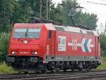 185 589-9 der HGK als Lz. in Gremberg am 29.06.2010 ...