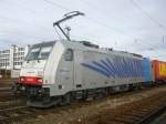 BR 186 186 102-0 Lokomotion Zebra konnte von mir in M�nchen Ost fotograieren werden.
