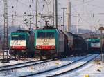 Die Cobras 186 210 und 186 212 stehen in Aachen ...