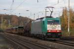 BR 186 E 186 206 mit gem. GZ in K�ln West am 31.10.2009