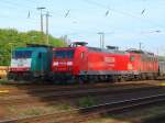 186er, 145er und 139er stehen am 05.05.2010 in Aachen West ...