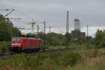 189 012-8 als Lz in Hamburg Unterelbe am 09.07.09  ...