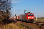 Einer der unz�hligen Containerz�ge ...  Nico Stephan 15.01.2010