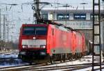 189 100-1 verl�sst den Gbf k�ln Gremberg am 31.01.2010 (�ffentl. ...