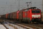 BR 189 189 072 'GZ 1000' durchf�hrt am 16.2.10 mit Gz Ratingen-Lintorf