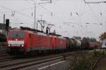 BR 189 189 032-6 +189 040-9 mit gem. GZ bei der Durchfahrt in Solingen Hbf am 24.10.2009 