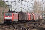 189 072-2 GZ 1000 mit gem. GZ in M�nchengladbach Hbf ...
