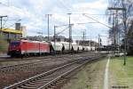 189 800 mit einem Zementzug am 1.4.10 in Lehrte.  ...