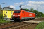 189 004-5 durchf�hrt am 30.4.2010 Dresden-Stetzsch.  ...