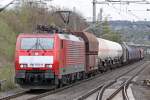 BR 189 Die 189 078-9 in Wuppertal Vohwinkel am 21,04,10