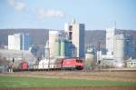 189 056 am 09.03.10 bei Karlstadt/Main  ...