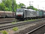 BR 189 ERS Railway 189 bei der durchfahrt durch den Bahnhof K�ln West am 25.5.10