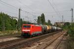 BR 189 189 019 mit einem Kesselwagenzug am 04.06.2010 am Heimeranplatz.